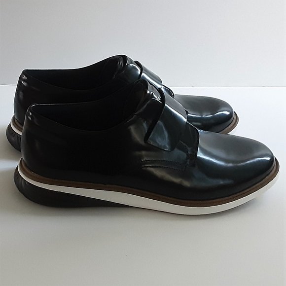 COLE HAAN Women's Shoes GrandEvolution Modern Monk Black /Optic White NWT - Picture 7 of 12